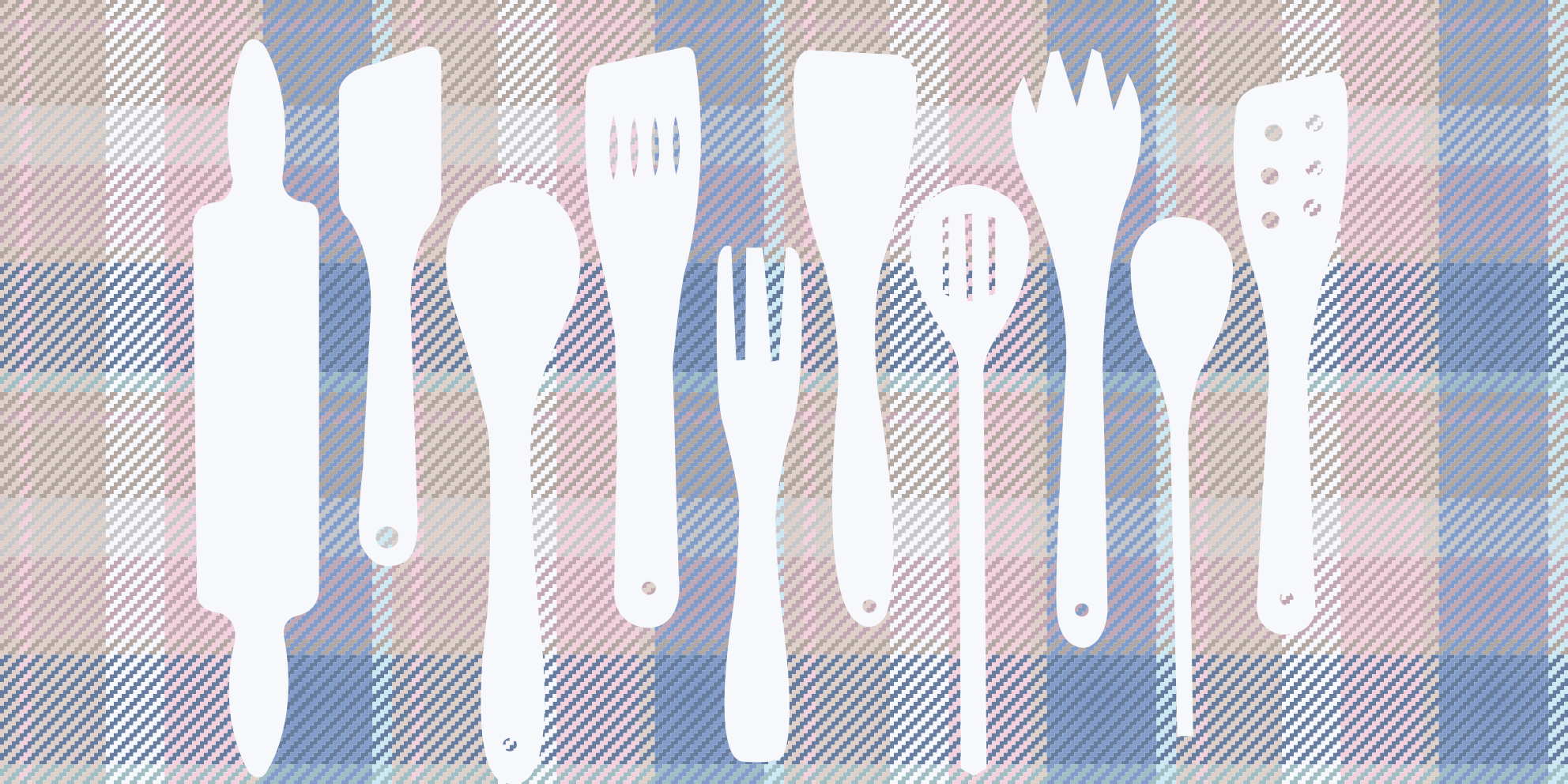 비닐 주방 카펫 조리도구 실루엣 - TenStickers