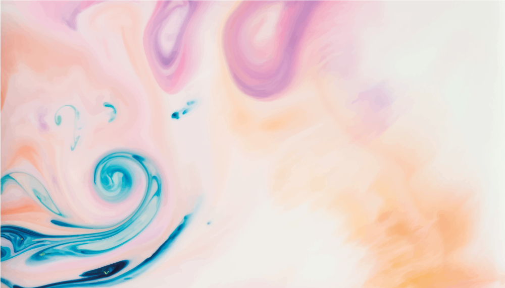 대리석 비닐 러그 다채로운 유체 소용돌이 - TenStickers