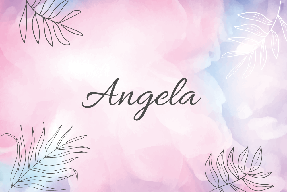 침실용 비닐 카펫 플로럴 맞춤 이름 - TenStickers