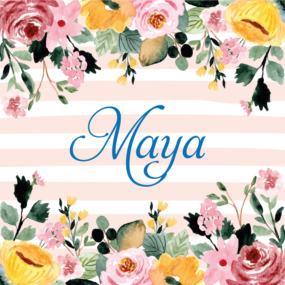 침실용 비닐 카펫 꽃무늬 개인화 - TenStickers