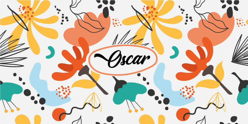 침실용 비닐 카펫 맞춤형 추상 꽃 디자인 - TenStickers