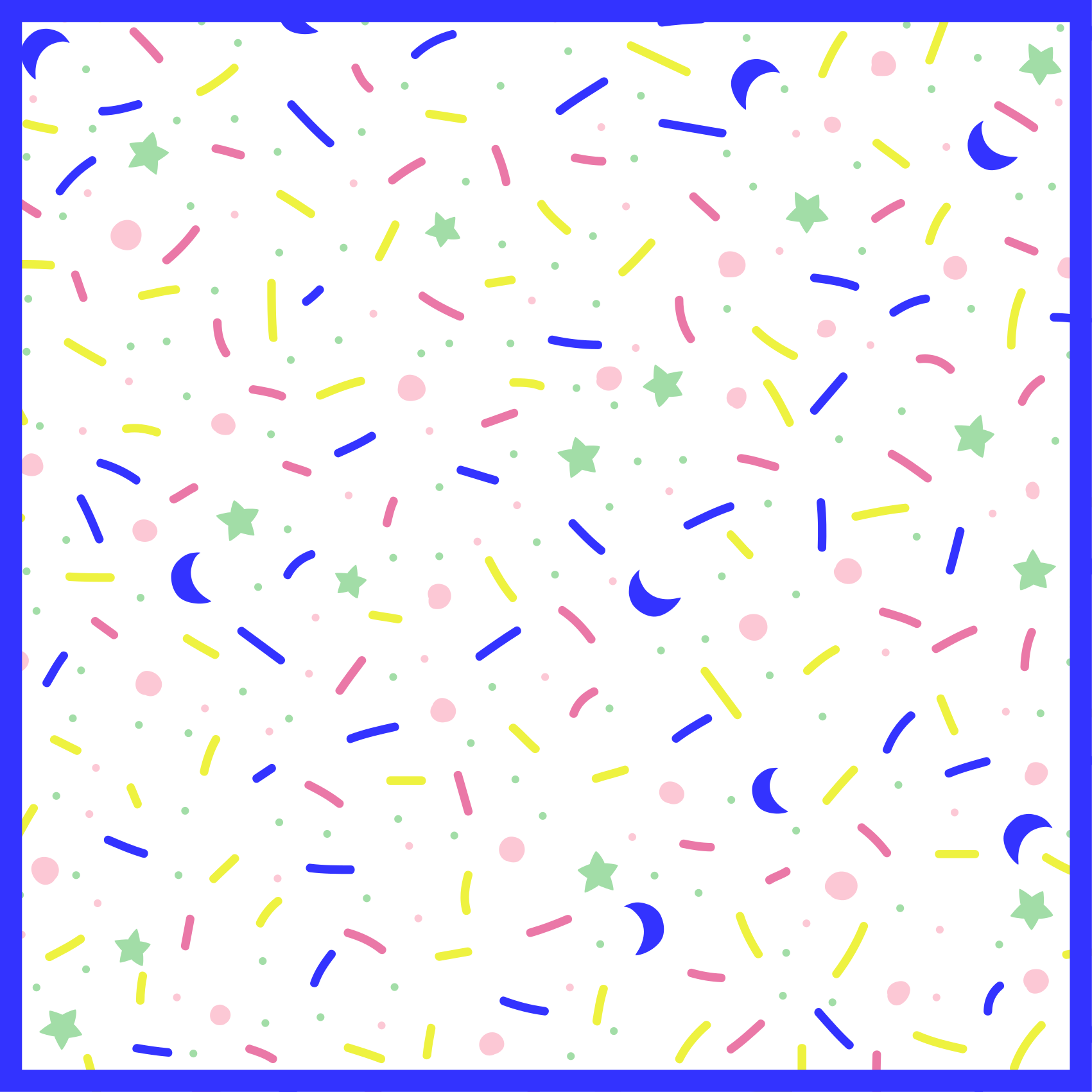 어린 이용 비닐 카펫 파티 다채로운 모양 - TenStickers