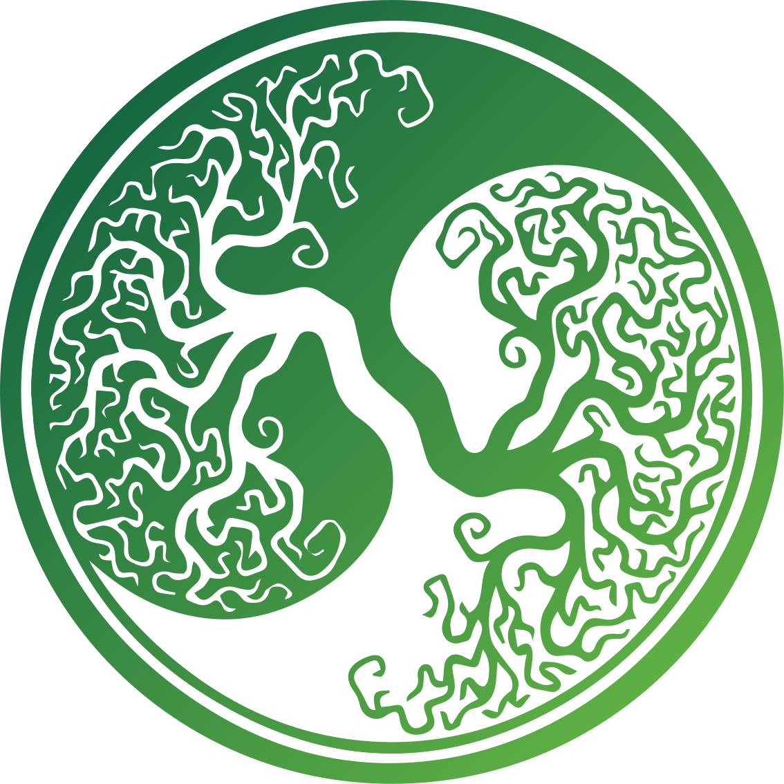 비닐 카펫 자연 복잡한 나무 디자인 - TenStickers