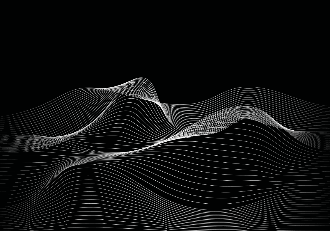 모던 효과 비닐 카펫 유선형 패턴 - TenStickers