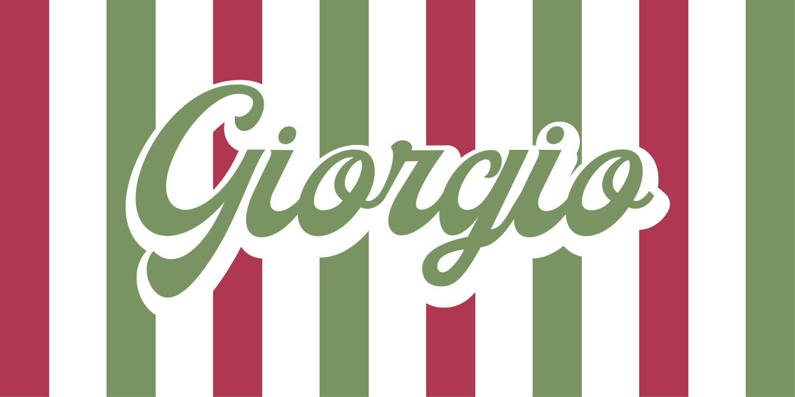 이름이있는 비닐 카펫 이탈리아 국기 - TenStickers