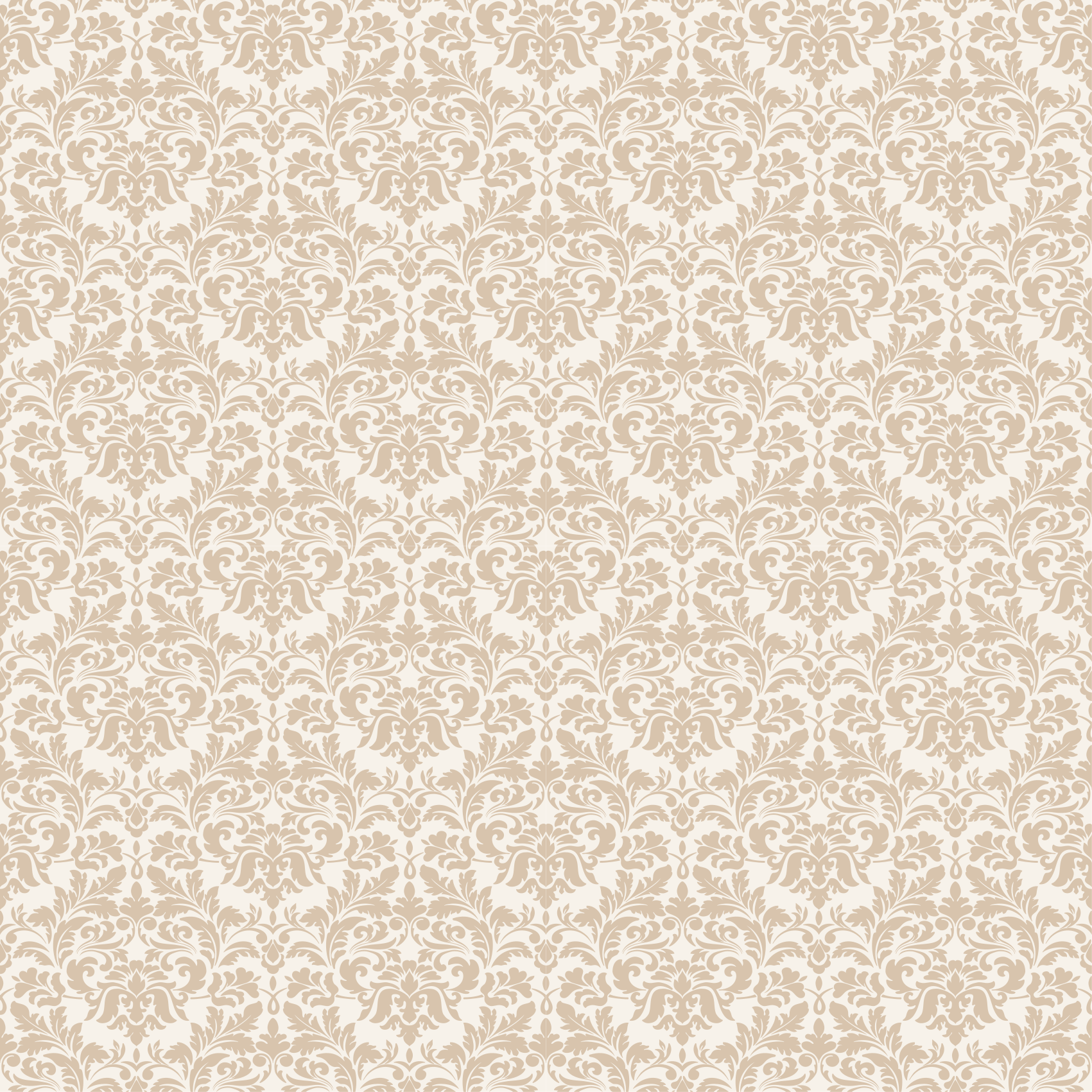 앤틱 라이트 베이지 패턴 빈티지 깔개 - TenStickers