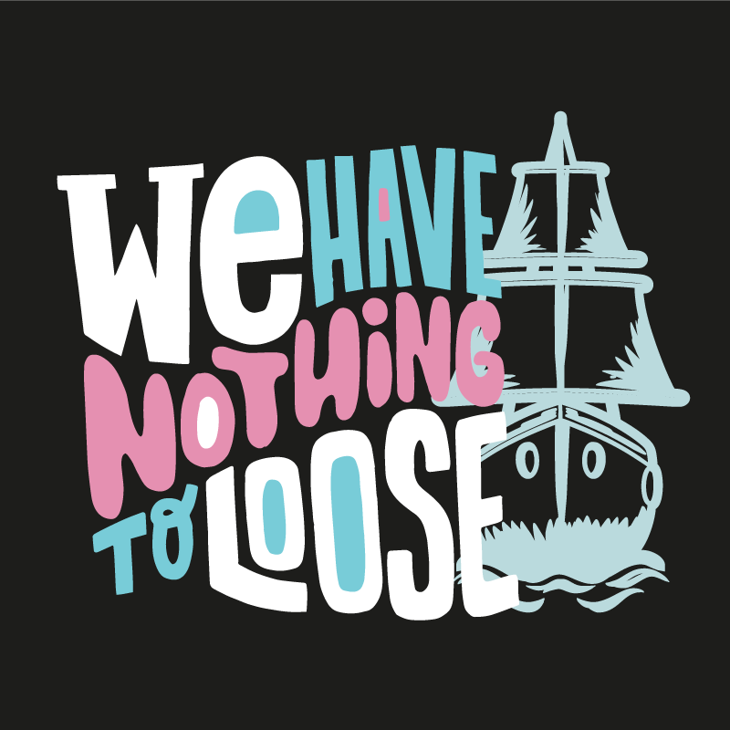 문구와 함께 비닐 양탄자 느슨한 제품 있습니다 - TenStickers