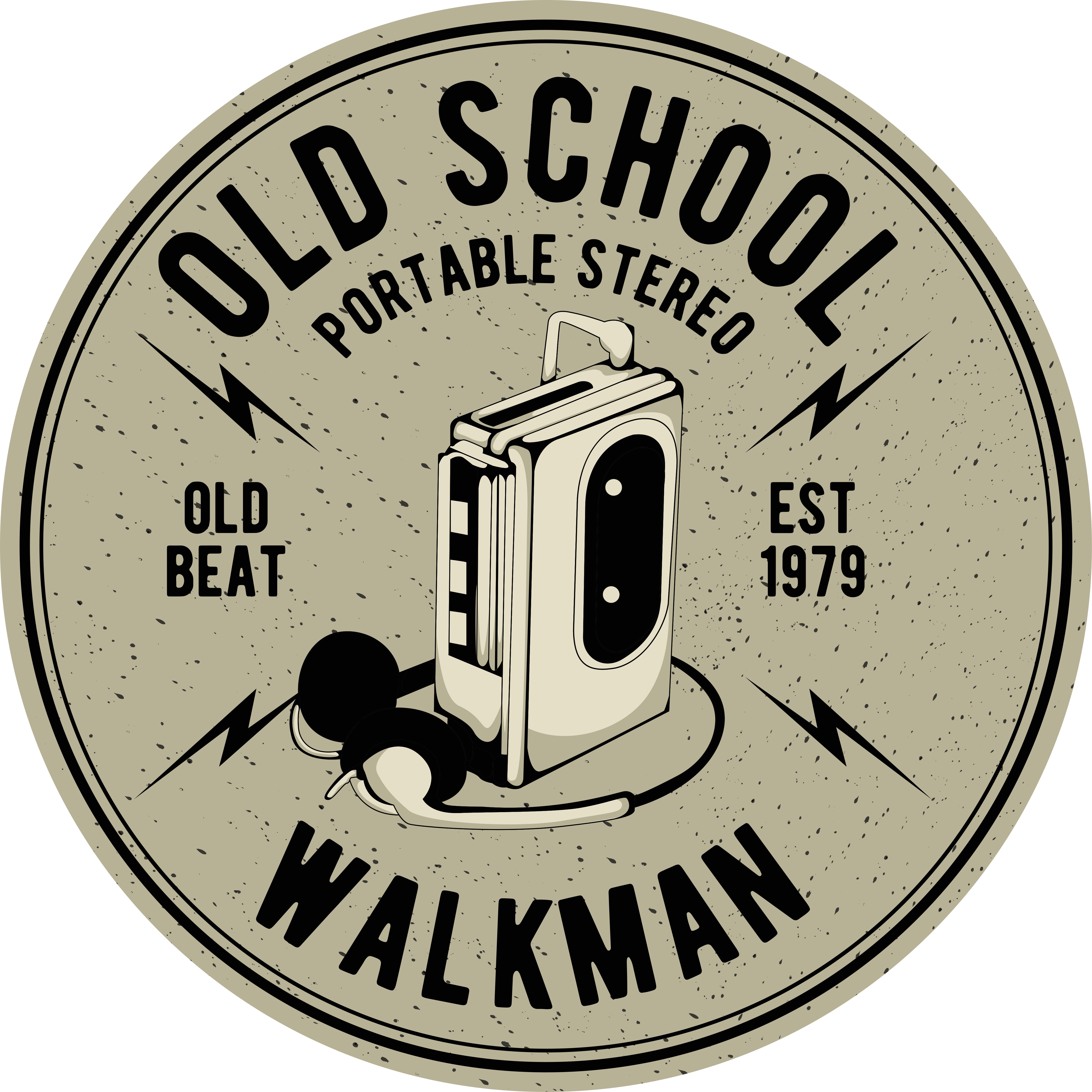 비닐 카펫 벤디미아 레트로 포터블 스테레오 - TenStickers