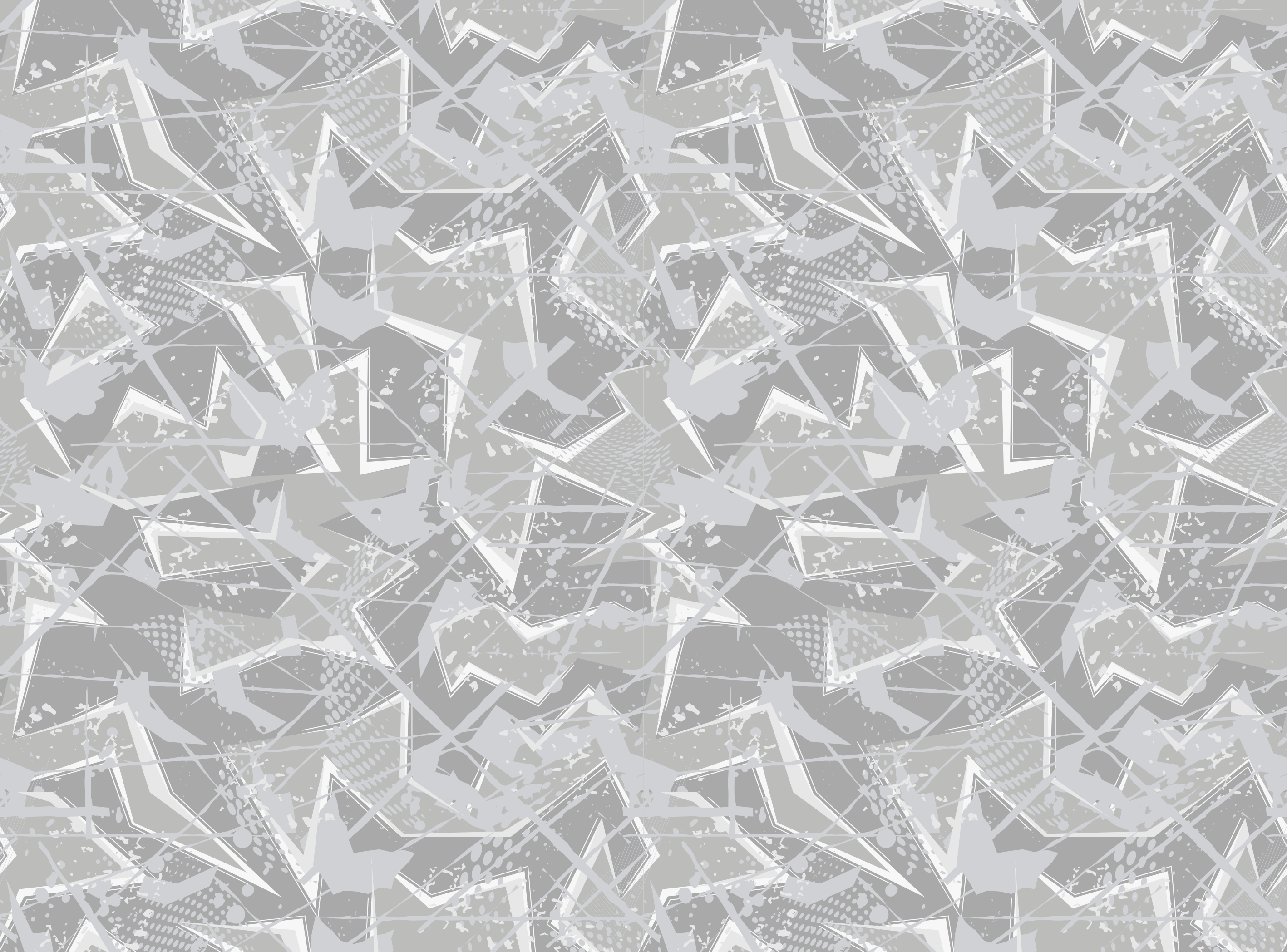 회색 80's 고급 그래픽 빈티지 깔개 - TenStickers