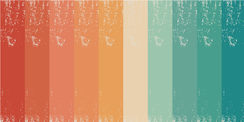 미니멀리스트 효과 비닐 카펫 다채로운 스트라이프 레이어 - TenStickers