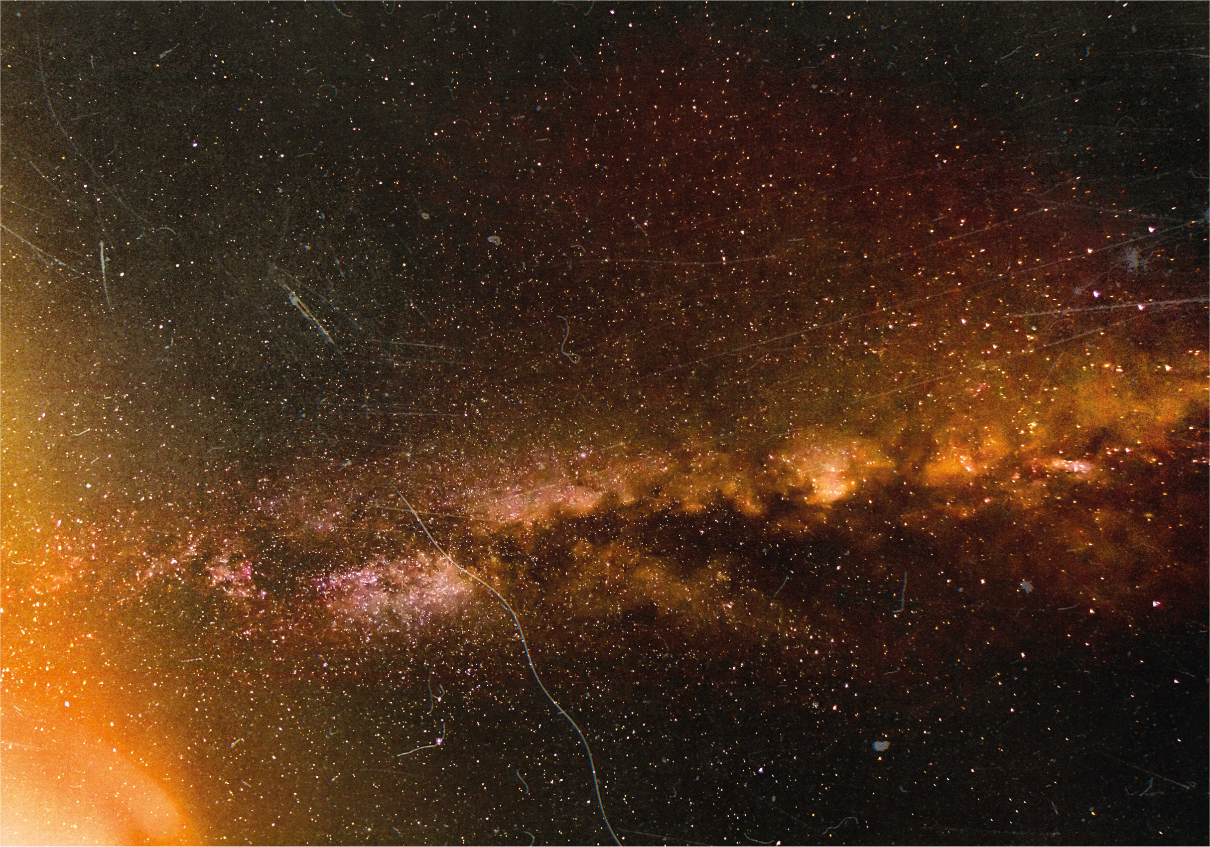 우주의 비 공간 자연 비닐 깔개 - TenStickers