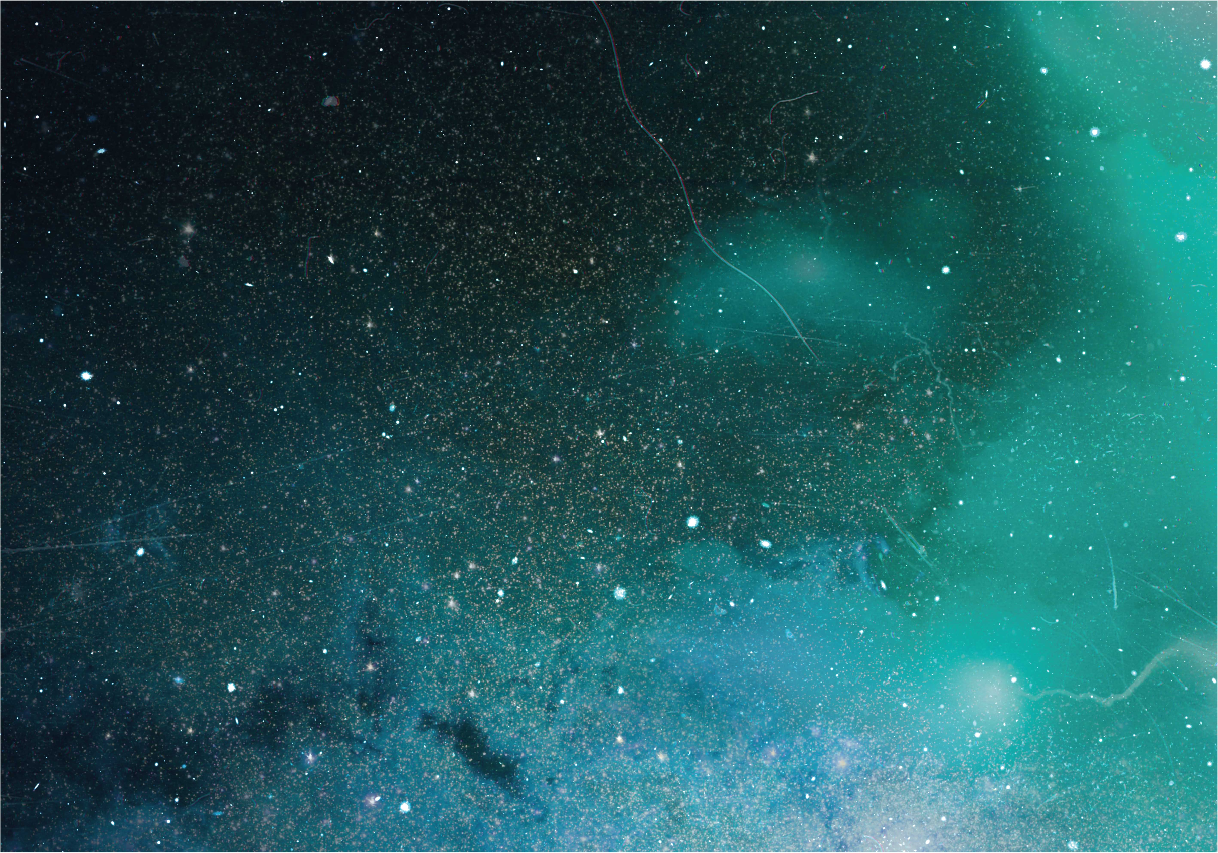 별이있는 비닐 카펫 우주 은하 색상 - TenStickers