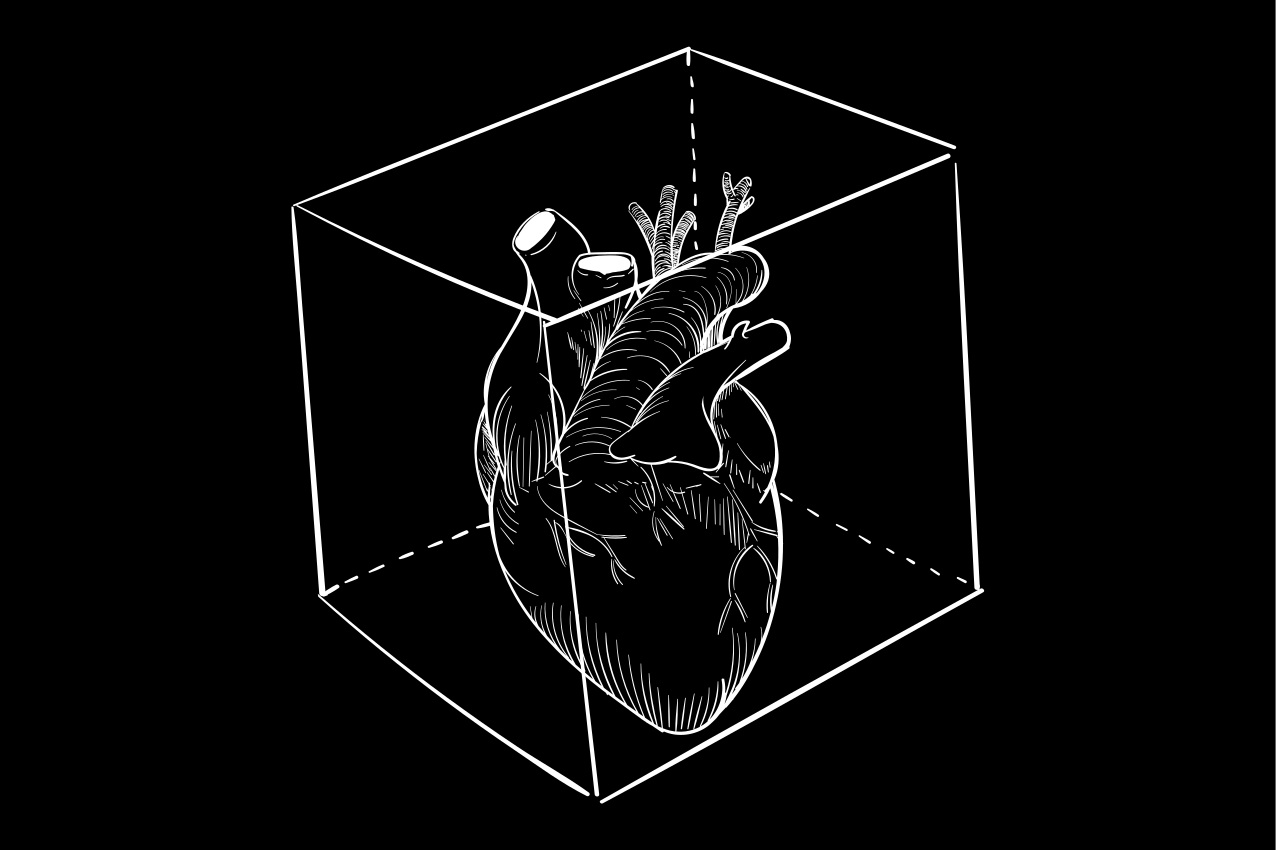 모던 효과 비닐 카펫 하트 일러스트레이션 - TenStickers