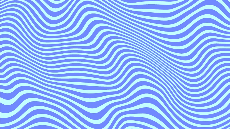 파란색 비닐 카펫 흐르는 푸른 물결 - TenStickers