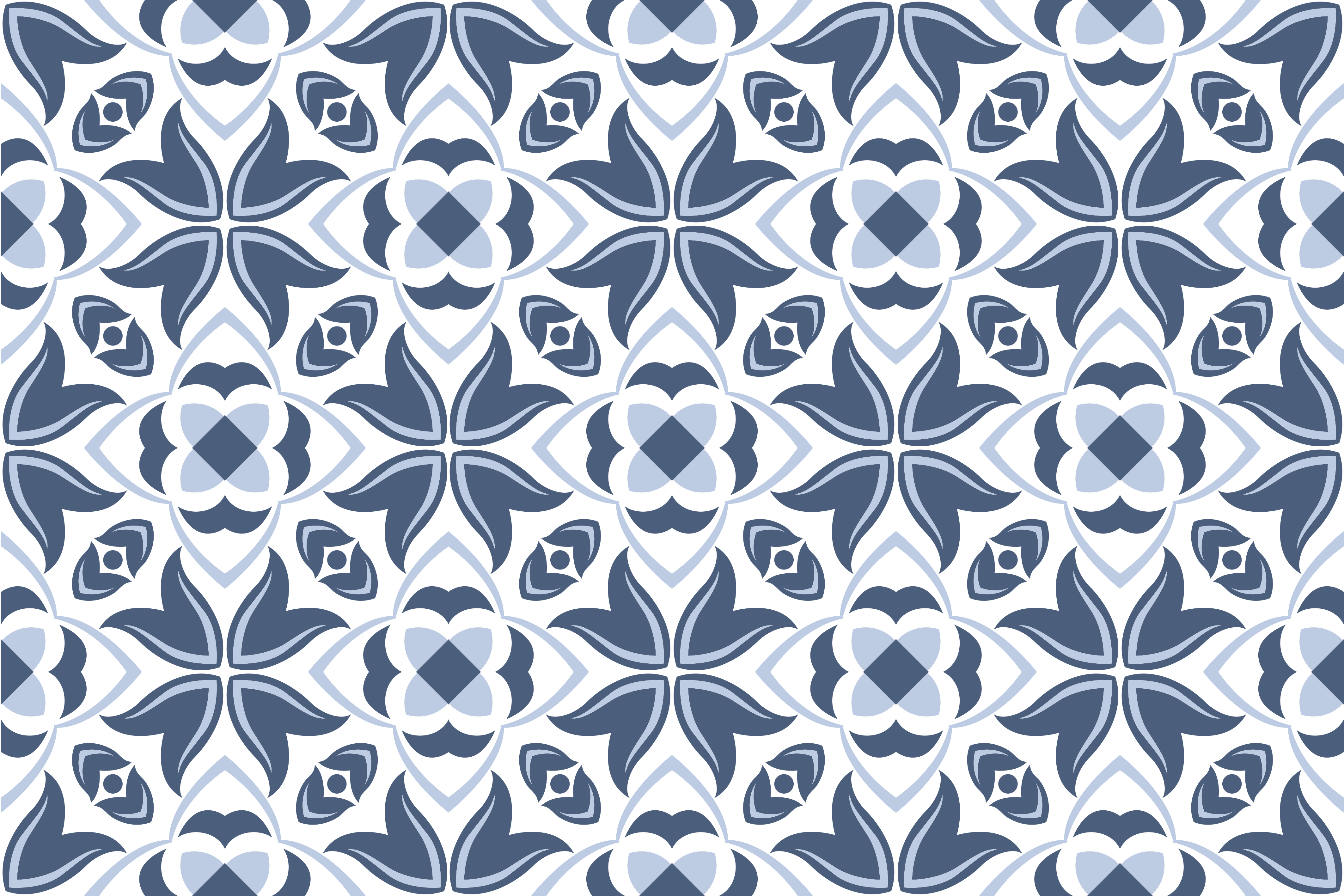 모자이크 효과 비닐 카펫 세련된 회색 패턴 - TenStickers