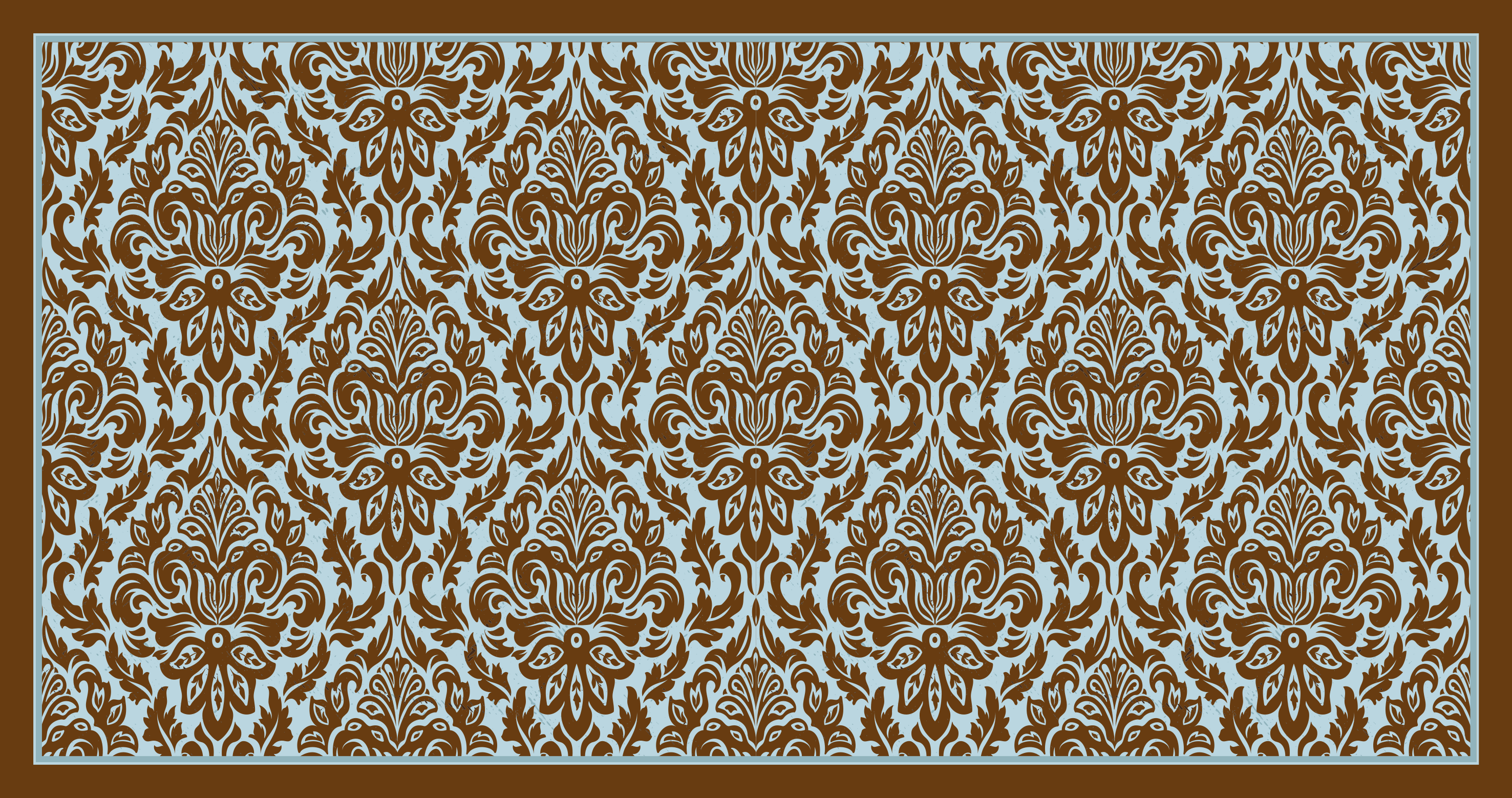 비닐 카펫 벤디미아 우아한 꽃 장식 - TenStickers