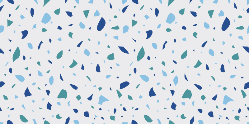 대리석 비닐 러그 다채로운 패턴 - TenStickers