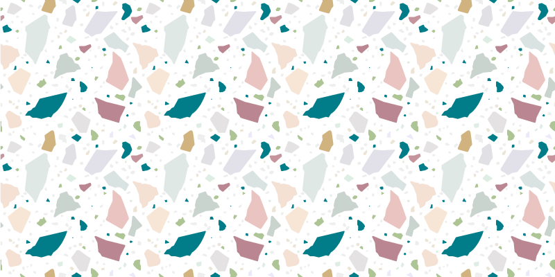 기하학적 효과 비닐 카펫 개념적 도형 - TenStickers