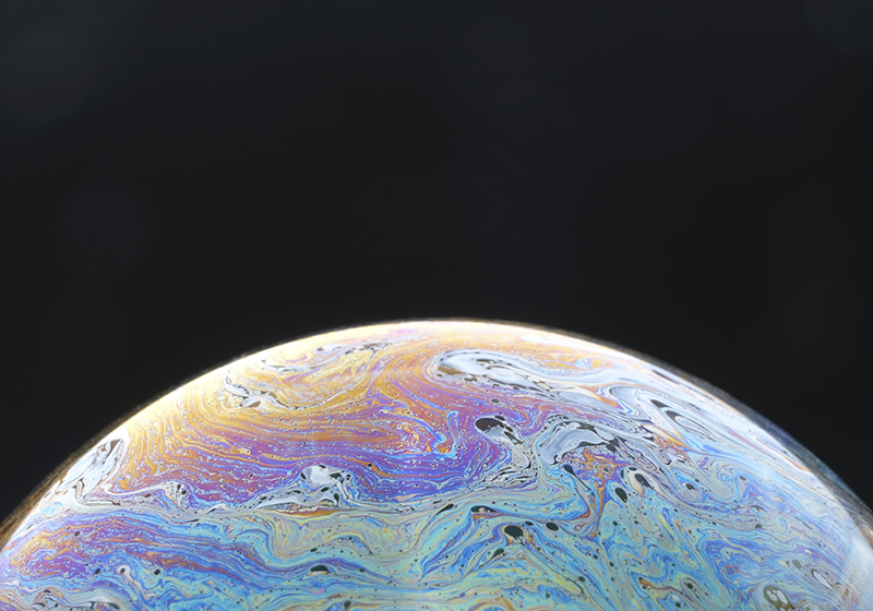 거실용 비닐 깔개 우주 색상 구슬 - TenStickers