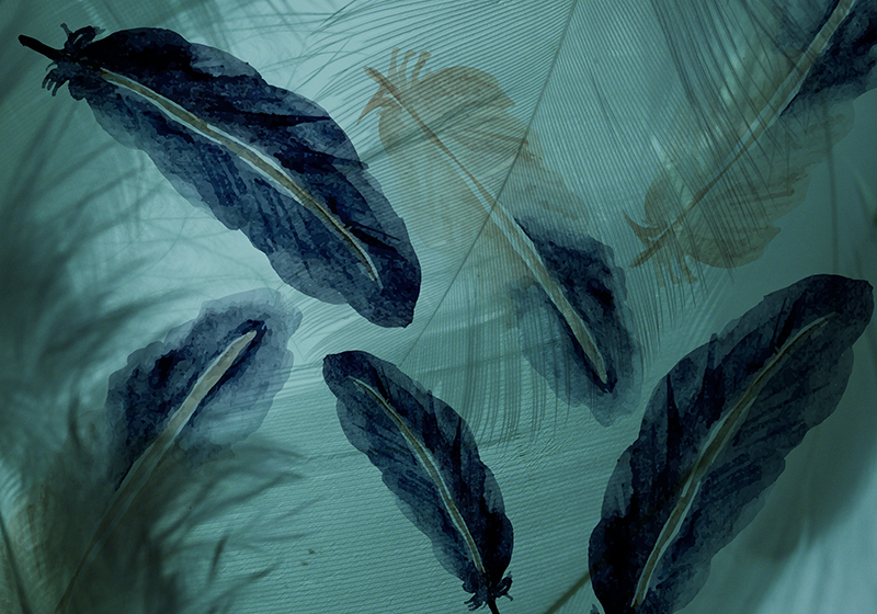 비닐 카펫 자연 열대 우림의 초록 오아시스 - TenStickers