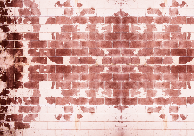 비닐 카펫 스톤 효과 러스틱 벽돌 무늬 - TenStickers