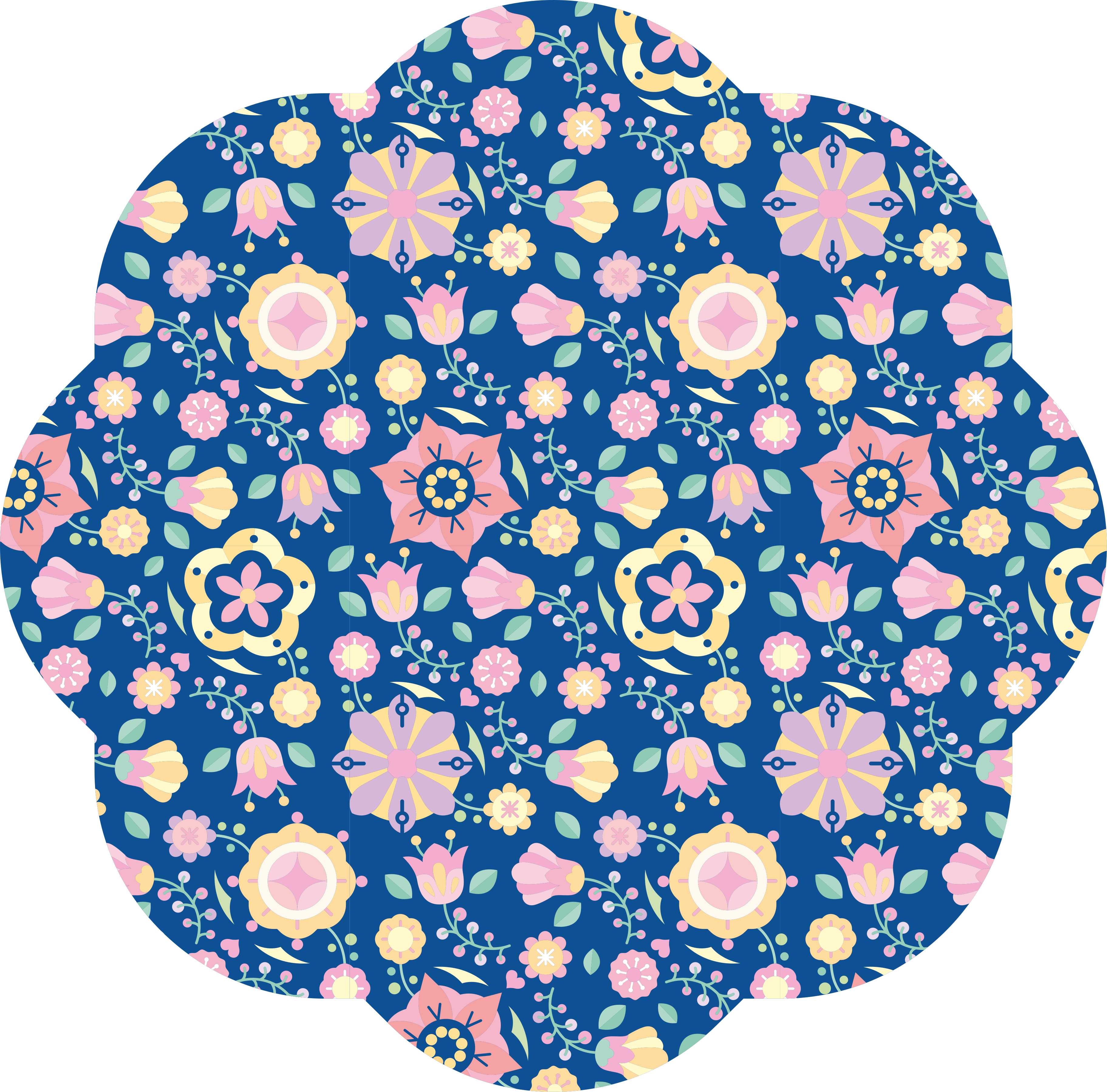 비닐 카펫 꽃과 식물 식물의 행복 - TenStickers