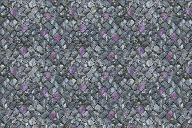 비닐 카펫 스톤 효과 회색 포장 보도 - TenStickers