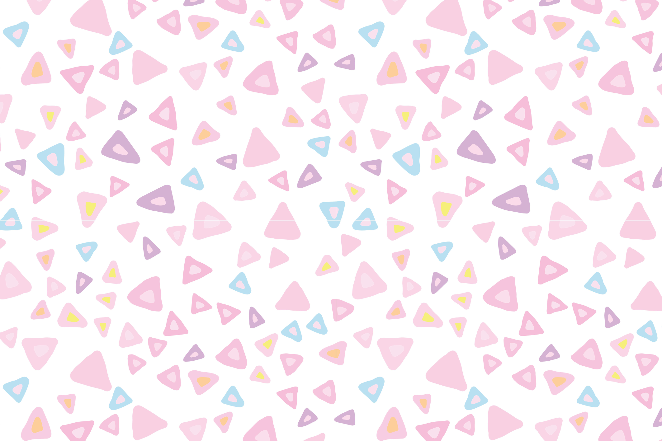 어린 이용 비닐 카펫 다채로운 삼각형 요소 - TenStickers