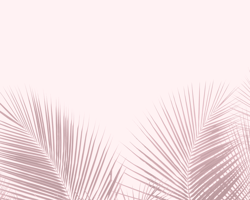 비닐 카펫 꽃과 식물 우아한 야자수 이미지 - TenStickers