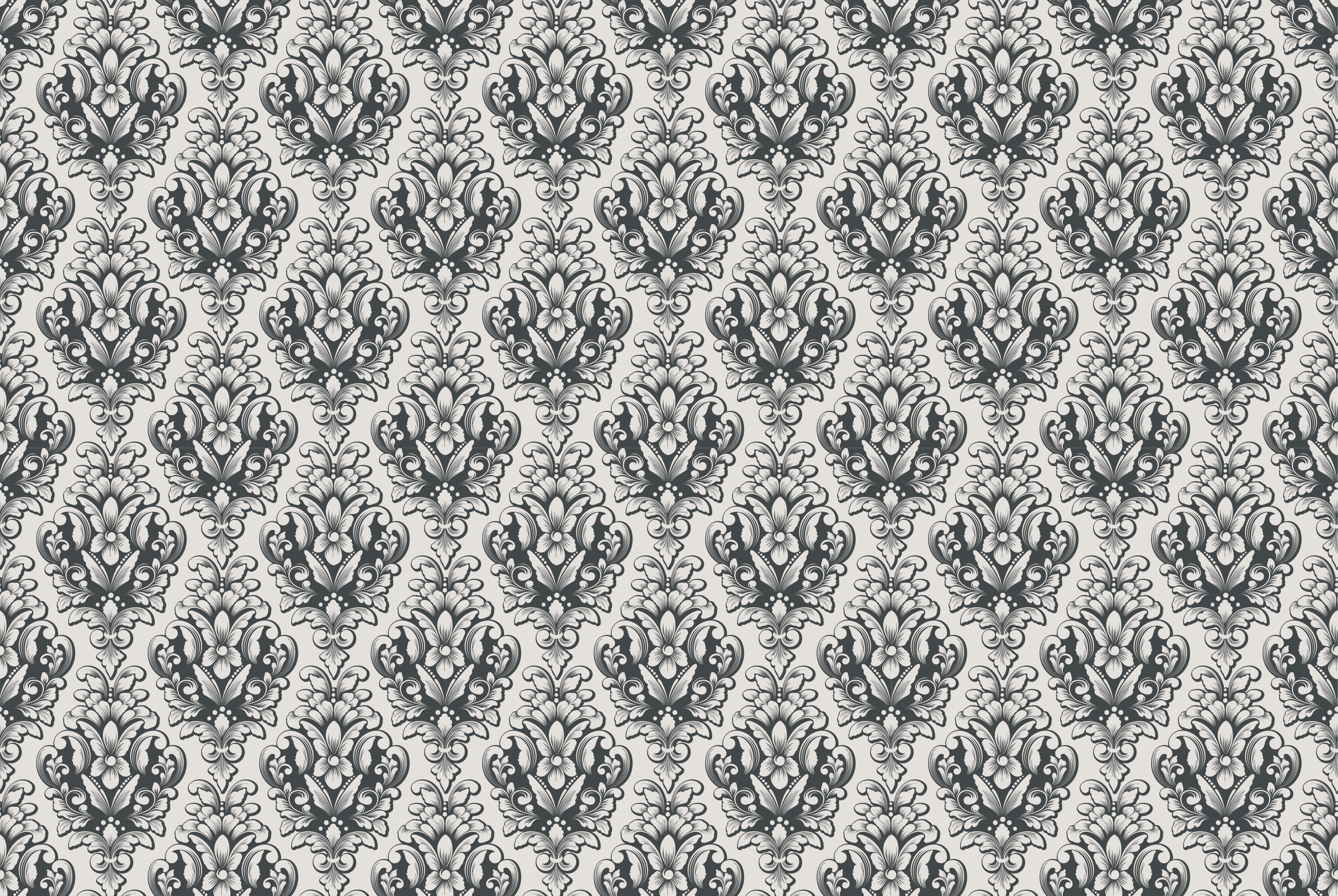 비닐 카펫 벤디미아 바로크 타일 패턴 - TenStickers