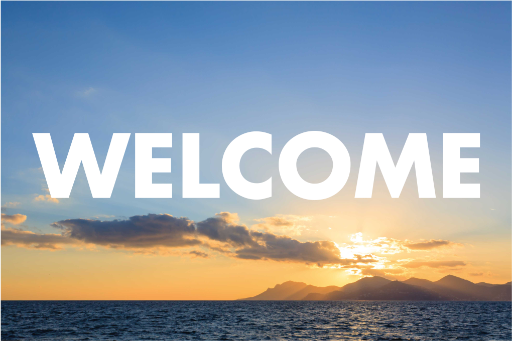 비닐 현관 카펫 일몰 환영 입구 - TenStickers