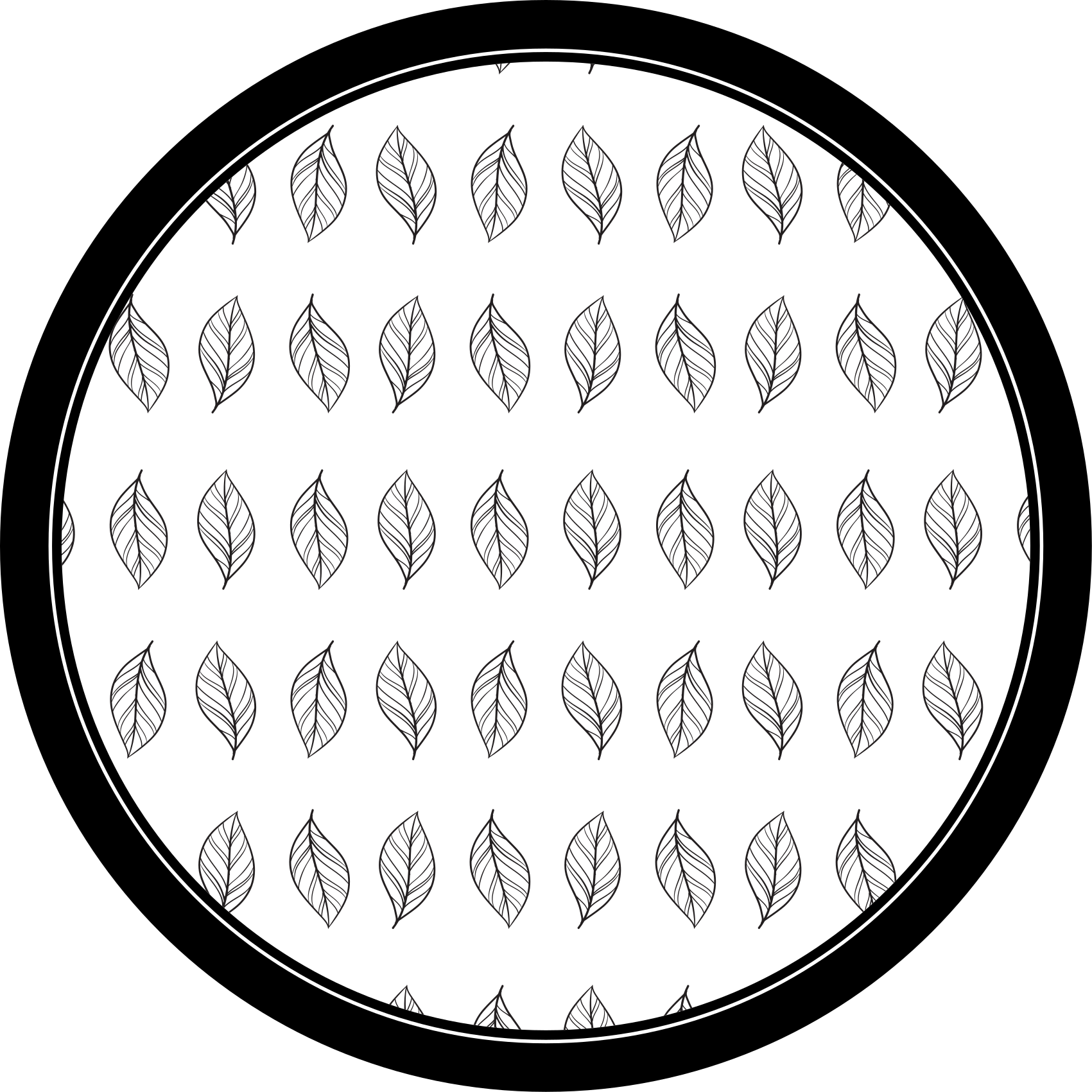 비닐 카펫 꽃과 식물 식물 개요 - TenStickers