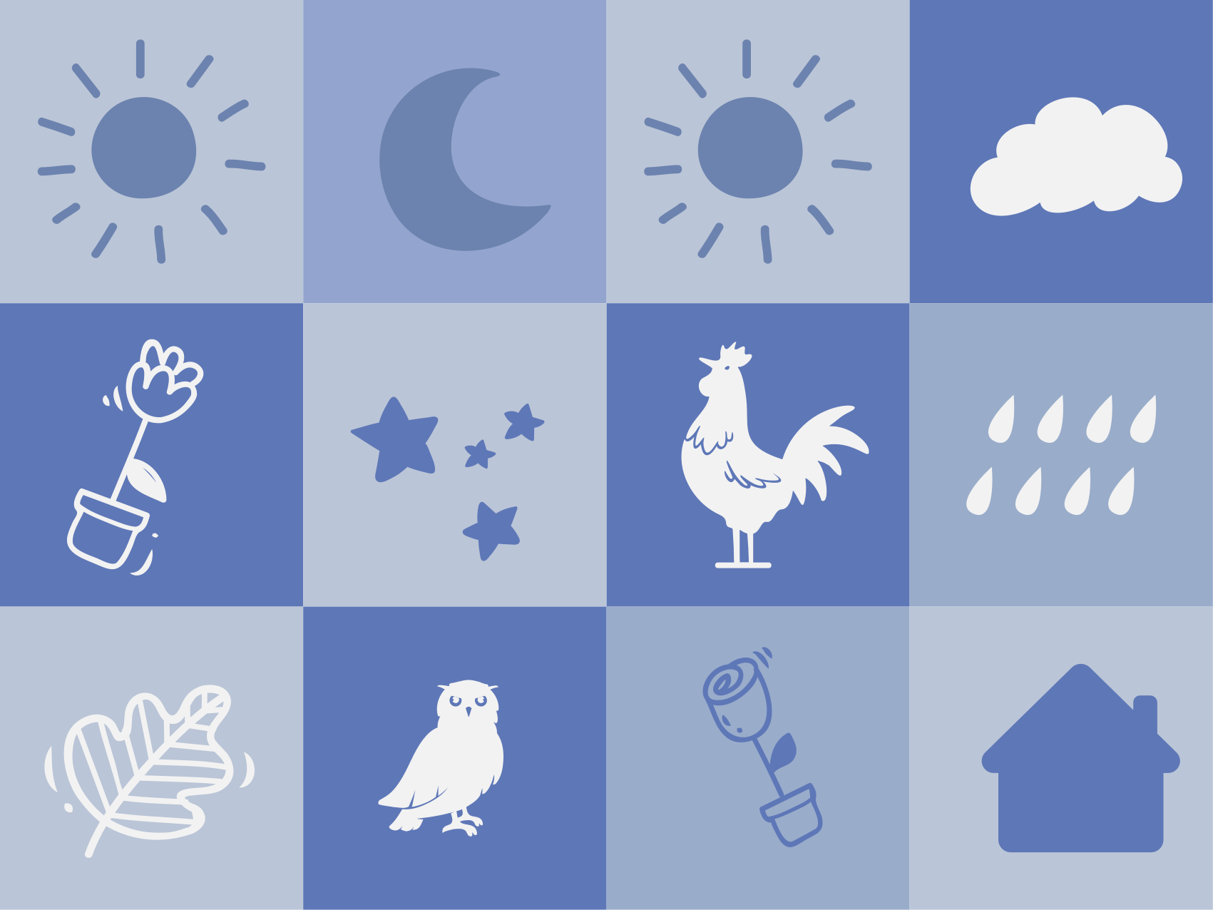 어린 이용 비닐 카펫 보육원 바둑판 - TenStickers