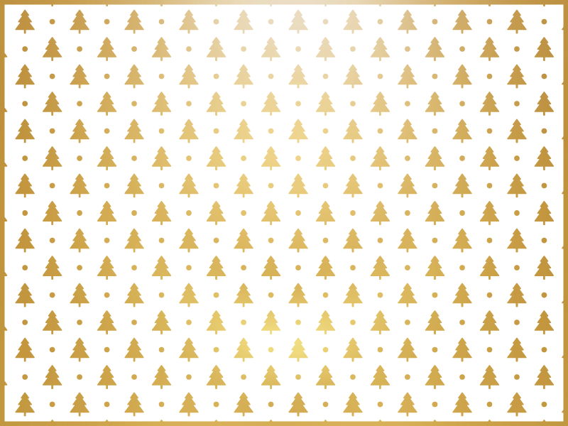 비닐 크리스마스 카펫 축제 나무 패턴 - TenStickers