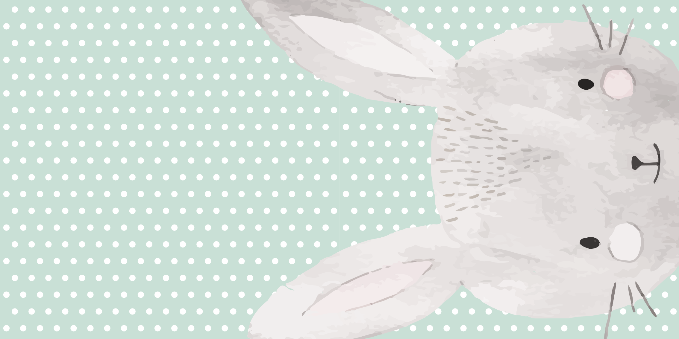 비닐 카펫 보육 토끼 그림 - TenStickers