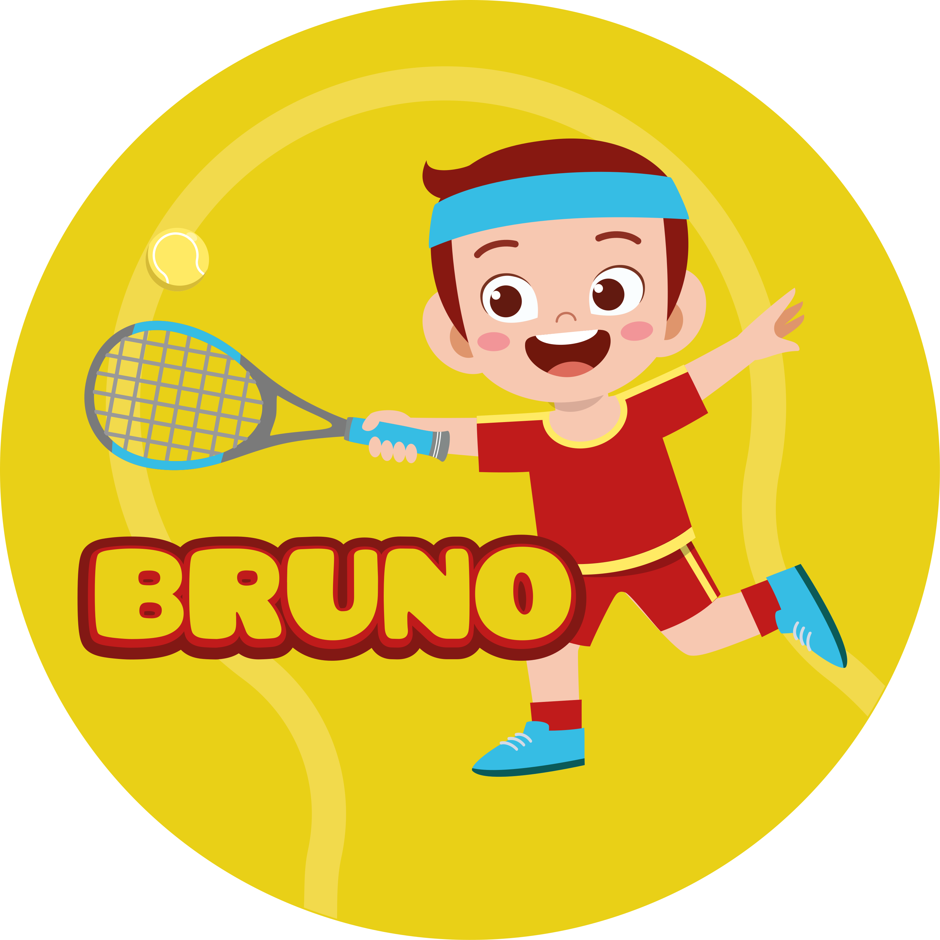 이름이있는 비닐 카펫 맞춤형 스포츠 - TenStickers