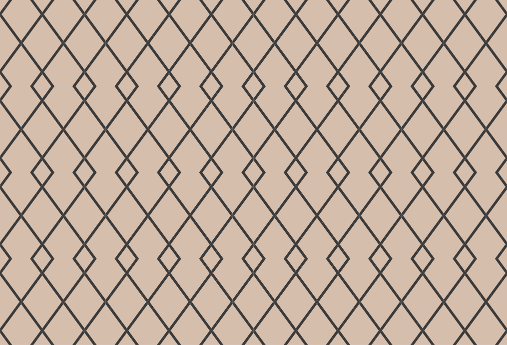 기하학적 효과 비닐 카펫 우아한 다이아몬드 모티브 - TenStickers