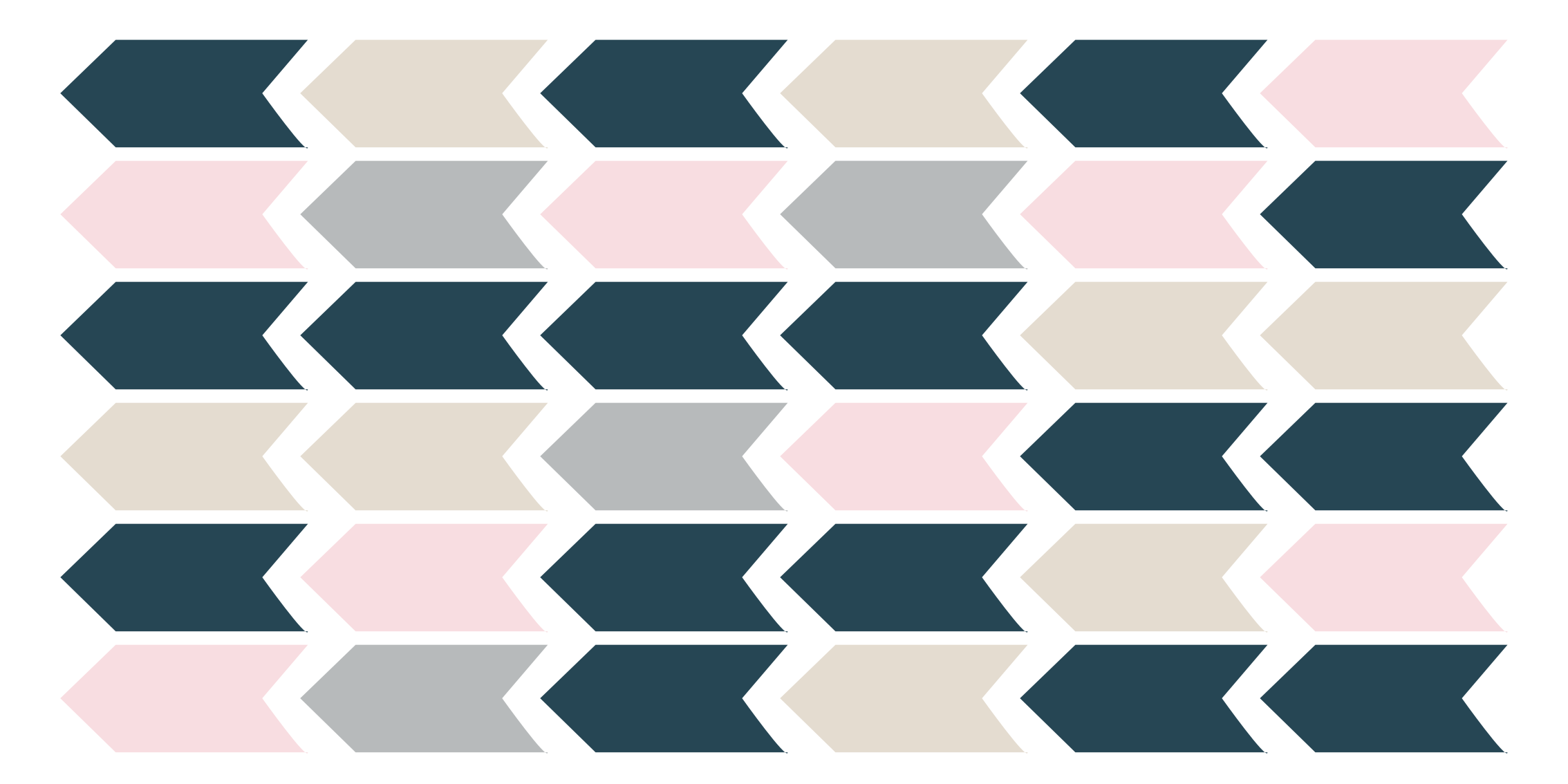 기하학적 효과 비닐 카펫 세련된 기하학적 패턴 - TenStickers