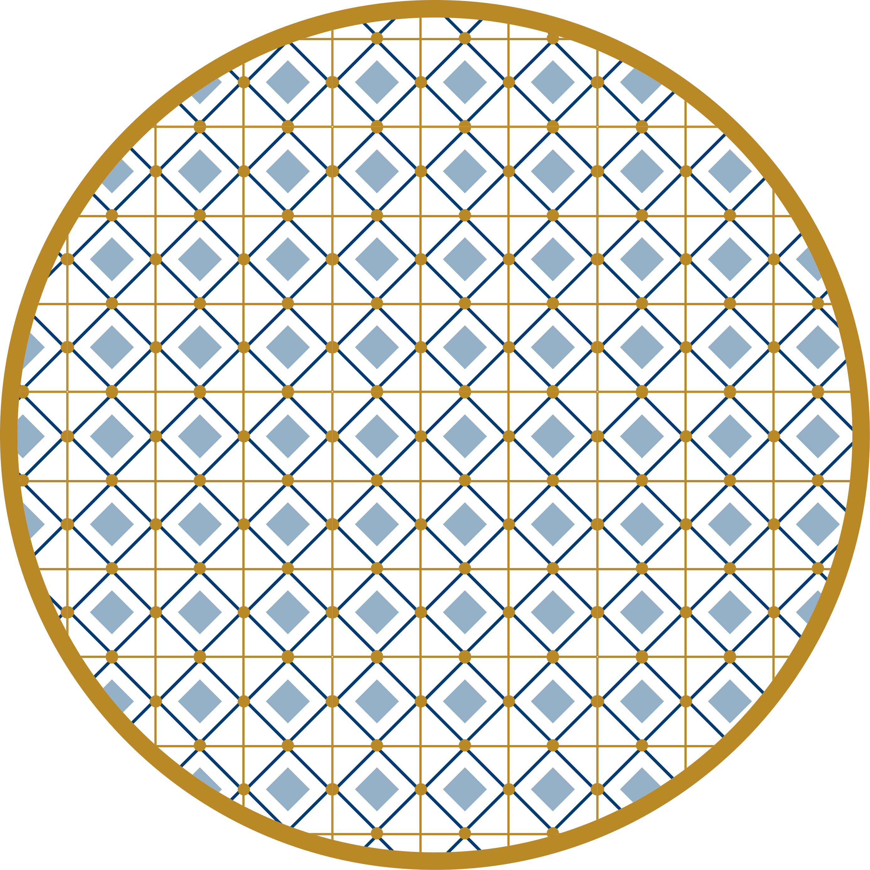 비닐 카펫 타일 효과 원형 타일 - TenStickers