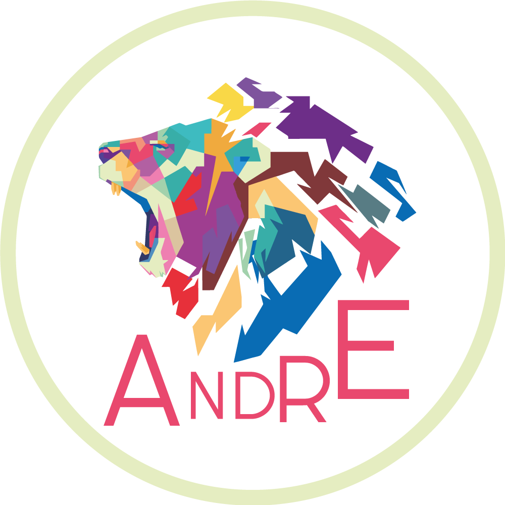 이름이있는 비닐 카펫 다채로운 사자 개인화 - TenStickers