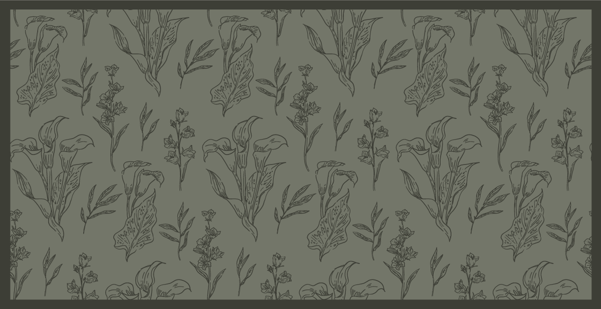 비닐 카펫 꽃과 식물 식물 일러스트 - TenStickers