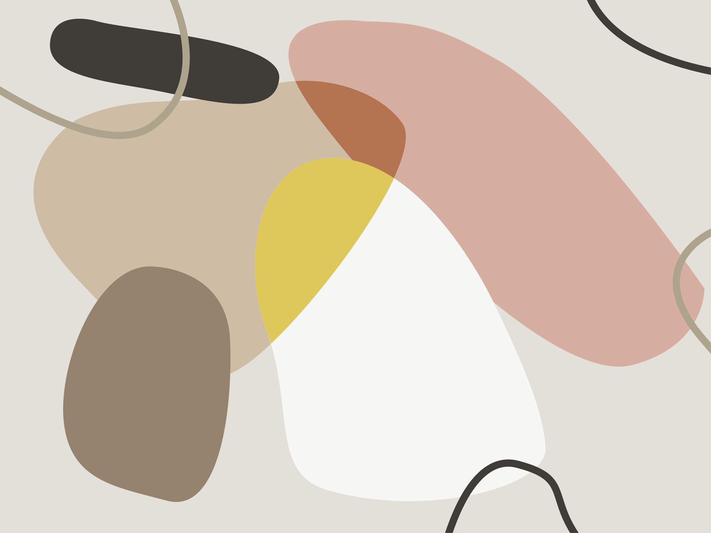 기하학적 효과 비닐 카펫 추상 모양 - TenStickers