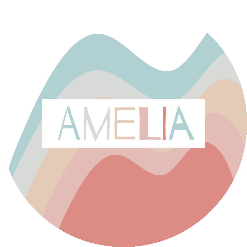 "boho" 레인보우 웨이브 키즈 러그 - TenStickers