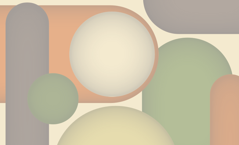 모던 효과 비닐 카펫 현대 원형 패턴 - TenStickers