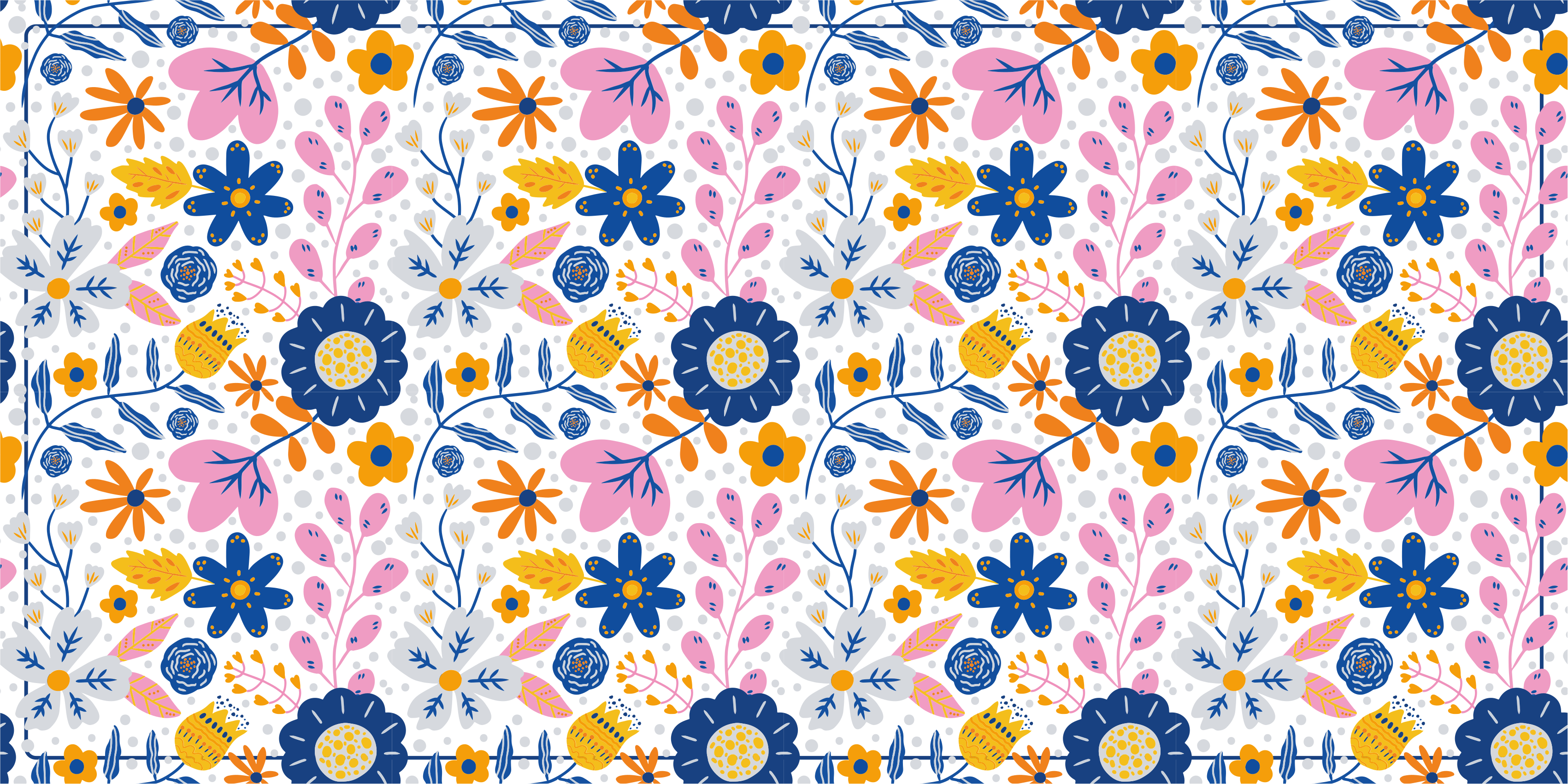 비닐 카펫 자연 꽃잎이 피어나는 봄 - TenStickers