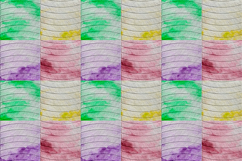 거실용 비닐 깔개 람블라스 타일 - TenStickers