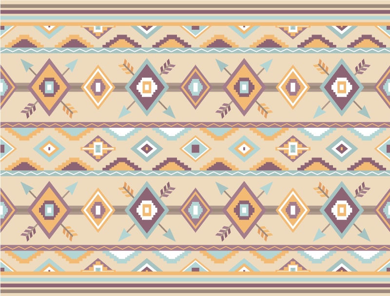 베이지 비닐 카펫 민족 베르베르 - TenStickers