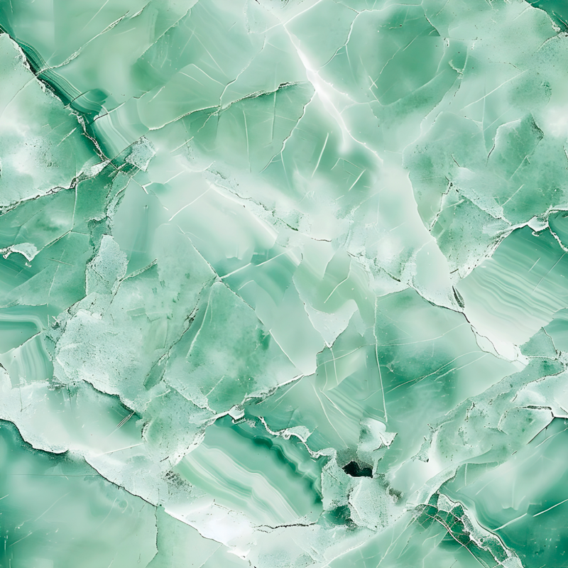 대리석 비닐 러그 그린 파스텔 색상 - TenStickers