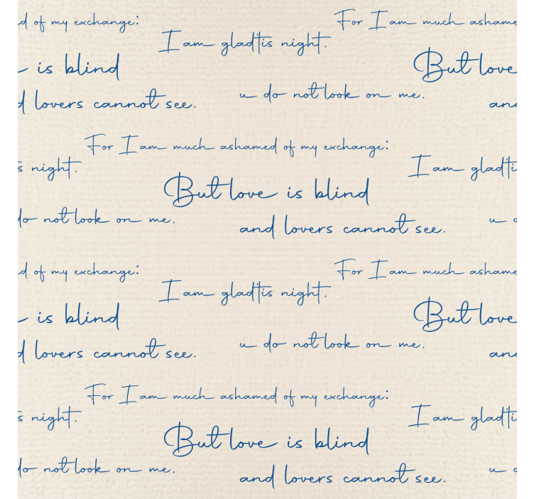 문자가 새겨진 벽지 섬유 차트 - TenStickers