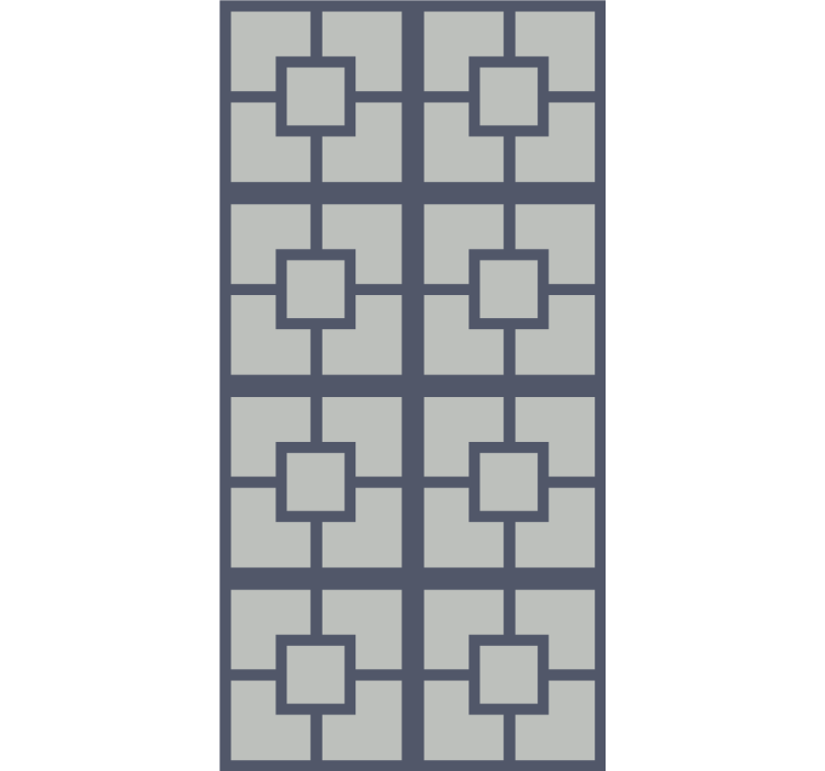 사무실 벽지 정사각형 패턴 레이아웃 - TenStickers